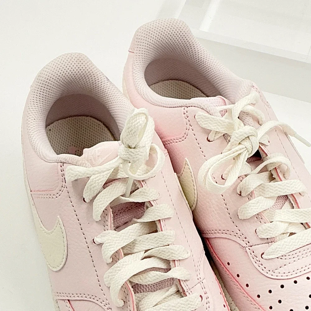 Nike Size 7.5 Court Vision Low Next Nature Pearl Pink Sail NEW Sneakers $85